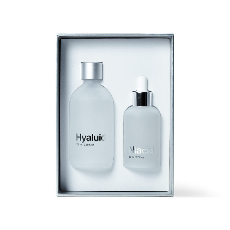 The Icebreaker Duo.  Niacid 50ml. Hyaluid 100ml