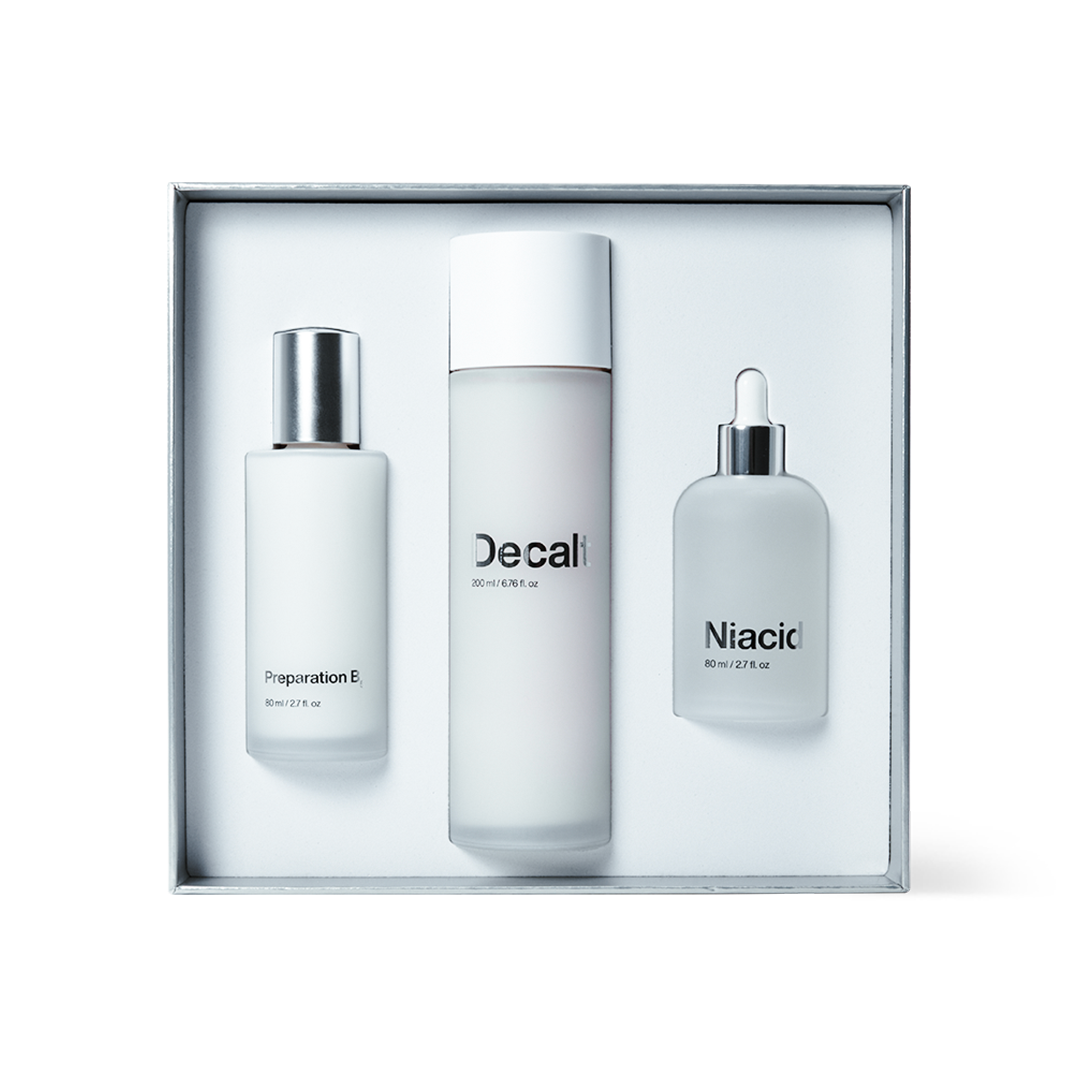 Jumbo Gift Box. Decalt 200ml. Niacid 80ml. Preparation B₅ 80ml